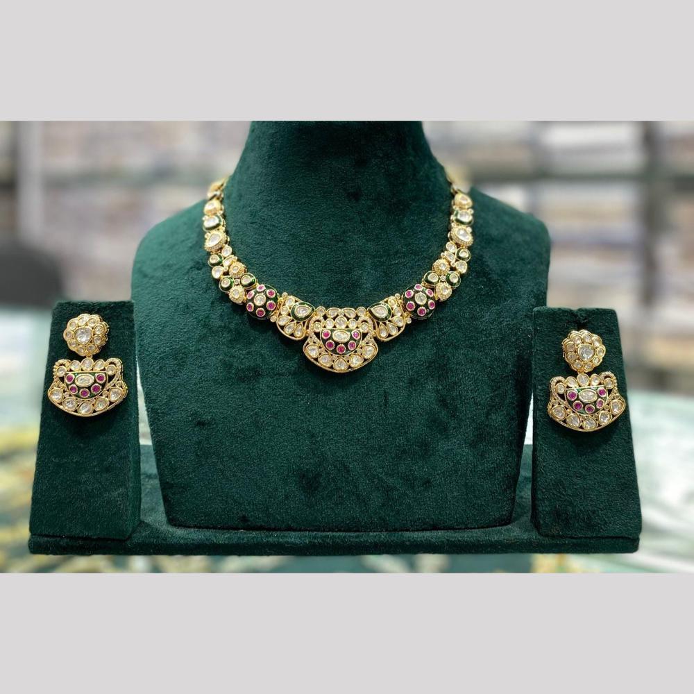 Manisha Jewellery Trending Meenakari And Pota Stone Set Make A Statement With colorful Traditional Vibes