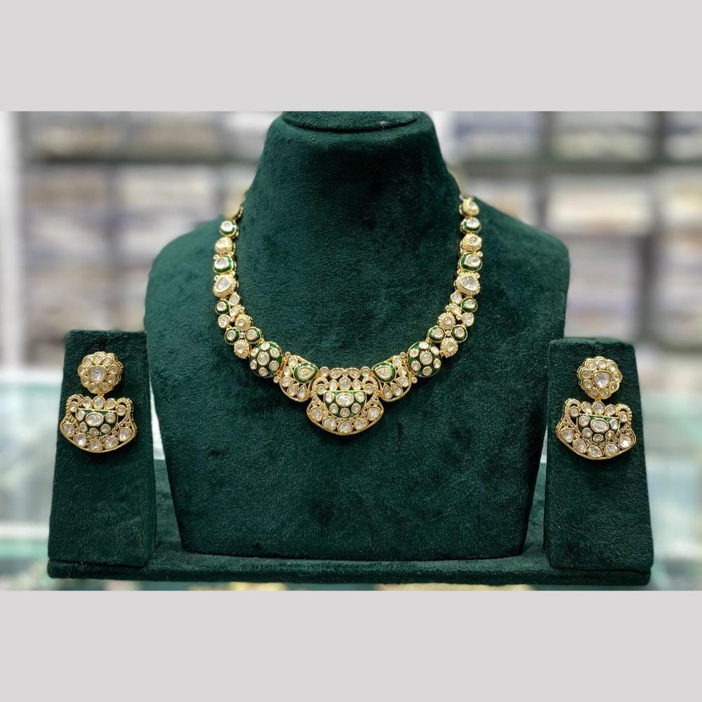 Manisha Jewellery Crystal And Meenakari Necklace Set A Royal Masterpiece For The Modern Bride