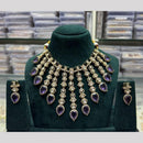 Manisha Jewellery Designer Pota And Austrain Stone Necklace Set Festive Glamour For Ethnic Looks