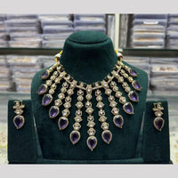 Manisha Jewellery Designer Pota And Austrain Stone Necklace Set Festive Glamour For Ethnic Looks