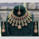 Manisha Jewellery Kundan And Pota Necklace Set Sparkling Tradtional Charm For Celebrations