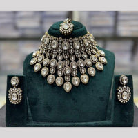 Manisha Jewellery Designer Pota And Austrain Stone Choker Set Perfect Ethnic Glam For Celebrations