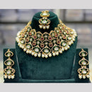 Manisha Jewellery Fshion Forword Kundan And Pearl Necklace Traditional With Modern Twist 