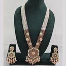 Manisha Jewellery Kundan And Pearl Layered Long Necklace Set Perfect For Festive Looks