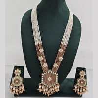 Manisha Jewellery Kundan And Pearl Layered Long Necklace Set Perfect For Festive Looks