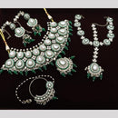 Manisha Jewellery Elegant Kundan And Meenakari Beaded Necklace Set Perfect For Semi Bridal  And Festive Looks 