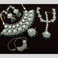 Manisha Jewellery Elegant Kundan And Meenakari Beaded Necklace Set Perfect For Semi Bridal  And Festive Looks 
