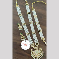 Manisha Jewellery  Elegant Crystal Stone And Pearl Matching  Set Perfect For Festive Events And Gifting 