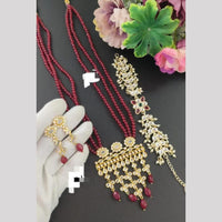 Manisha Jewellery  Elegant Kundan  And Beads  Matching  Set Perfect For Festive Events And Gifting 
