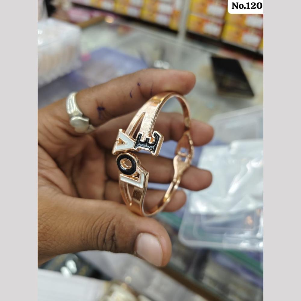 Manisha Jewellery Rose Gold Plated Stylish LOVE Letter Bracelet