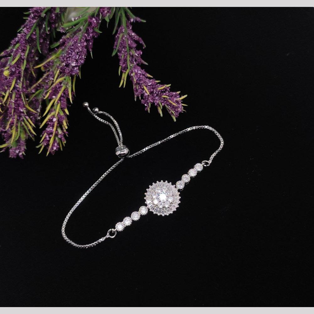 Manisha Jewellery  Designer Austrain Stone Bracelet A Modern Twist On Traditional Elegance