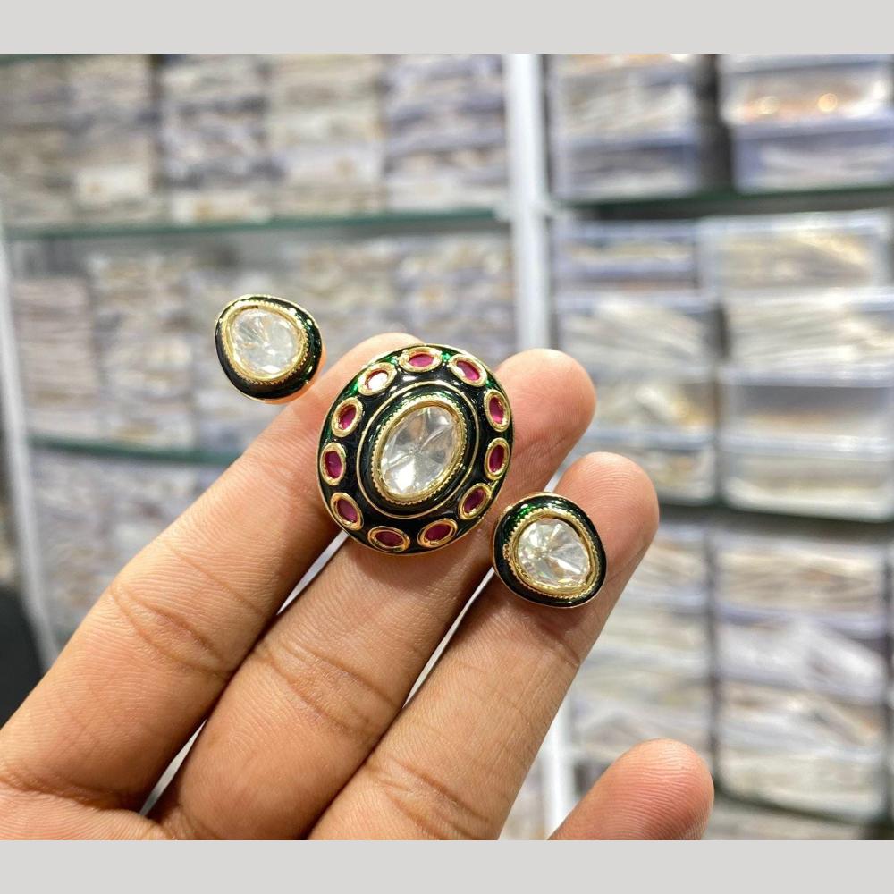 Manisha Jewellery Ethnic Kundan Finger Ring for Elegant Occasions