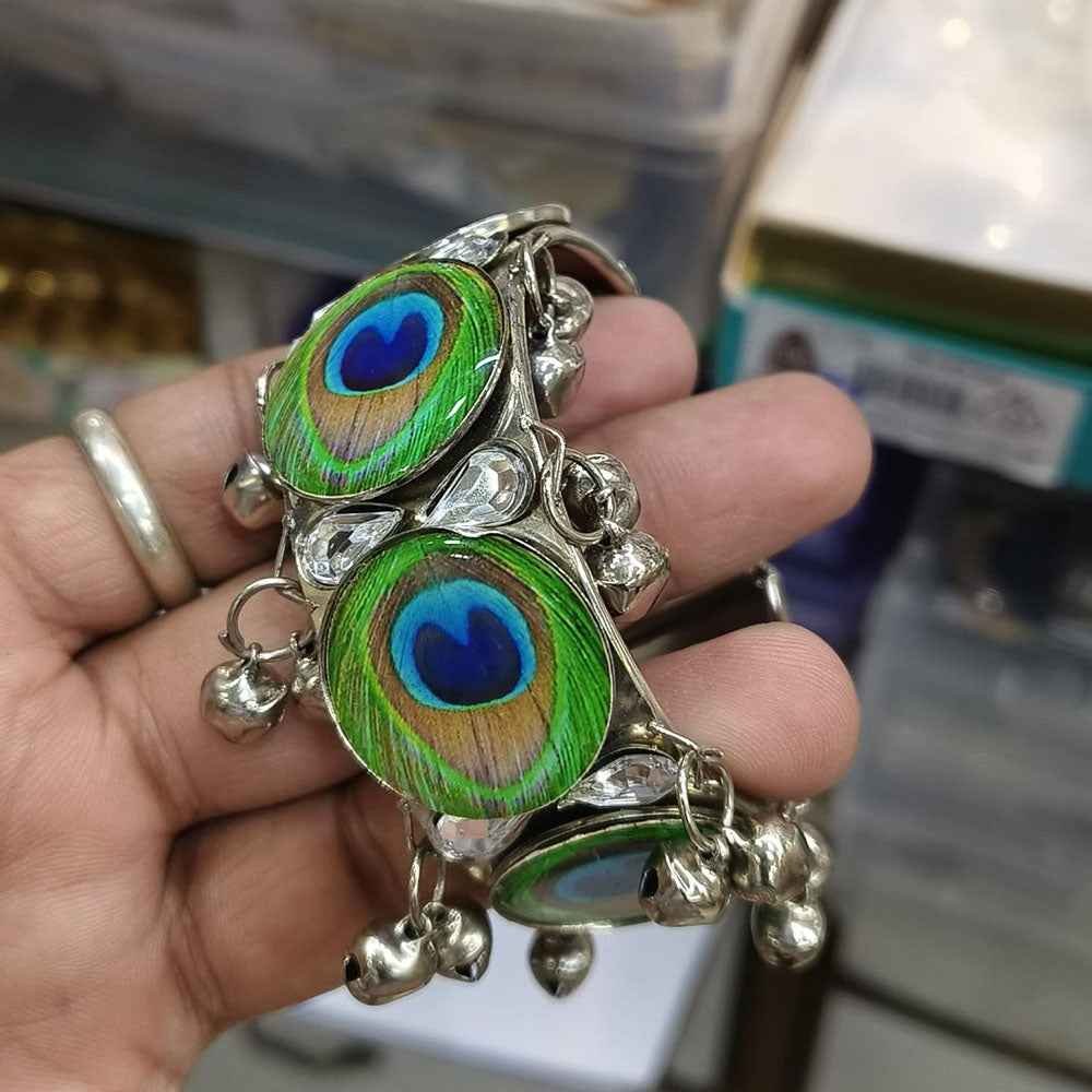 Manisha Jewellery Elegant Oxidiesd Plated Openable Kada