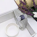 Manisha Jewellery Stylish American Diamond Openable Bracelets Set Perfect for Special Occasions