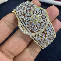 Manisha Jewellery Stylish American Diamond Openable Bracelets Set Perfect for Special Occasions