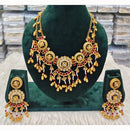 Manisha Jewellery Elegant Gold Plated Kundan & Pearl Necklace Set