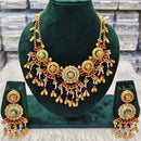 Manisha Jewellery Elegant Gold Plated Kundan & Pearl Necklace Set