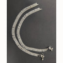 Manisha Jewellery Classic Silver Plated Traditional Payal with Engraved Design for Women & Girls