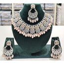 Manisha Jewellery Styled to Shine Crystal Stone And Beads Elegant  Necklace Set