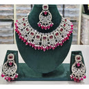 Manisha Jewellery Styled to Shine Crystal Stone And Beads Elegant  Necklace Set