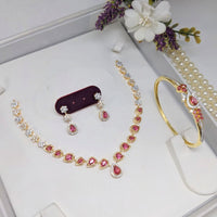 Manisha Jewellery Delicate American Diamont Combo Set 