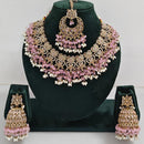 Manisha Jewellery Styled to Shine Crystal Stone And Beads Elegant  Necklace Set
