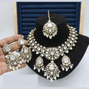 Manisha Jewellery Styled to Shine Crystal Stone And Beads Elegant  Necklace Set