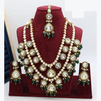 Manisha Jewellery Beautiful Kundan And Beads Long Necklace set