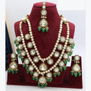 Manisha Jewellery Beautiful Kundan And Beads Long Necklace set