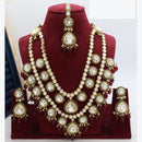 Manisha Jewellery Beautiful Kundan And Beads Long Necklace set