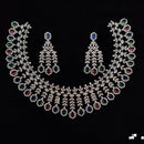 Manisha Jewellery Radiant American Diamond Necklace Set For Special Occassions