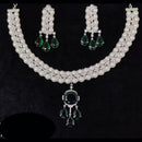 Manisha Jewellery Radiant American Diamond Necklace Set For Special Occassions