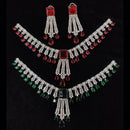 Manisha Jewellery Radiant American Diamond Necklace Set For Special Occassions