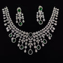 Manisha Jewellery Radiant American Diamond Necklace Set For Special Occassions