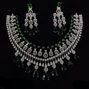 Manisha Jewellery Radiant American Diamond Necklace Set For Special Occassions