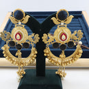 Manisha Jewellery Festive Wear Antique Finish Brass Earrings with Ghungroo Work
