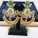 Manisha Jewellery Festive Wear Antique Finish Brass Earrings with Ghungroo Work