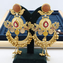 Manisha Jewellery Festive Wear Antique Finish Brass Earrings with Ghungroo Work