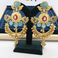 Manisha Jewellery Festive Wear Antique Finish Brass Earrings with Ghungroo Work
