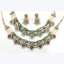 Manisha Jewellery Heritage Inspired Kundan And Pearl Choker Necklace with Timeless Weding Wear