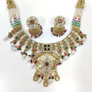 Manisha Jewellery Exclusive Kundan and Pearl Necklace Set with Matching Earrings for Festive Occasions