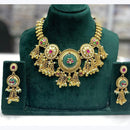 Manisha Jewellery Luxurious Pota and Kundan Choker Necklace with Ghungroo Drops