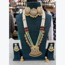 Manisha Jewellery Traditional Designer Kundan & Pearl Double Necklace Set