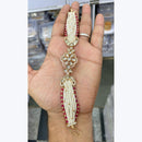 Manisha Jewellery Kundan And Pearl Adjustable Bracelet Perfect Gift For Girls And Women