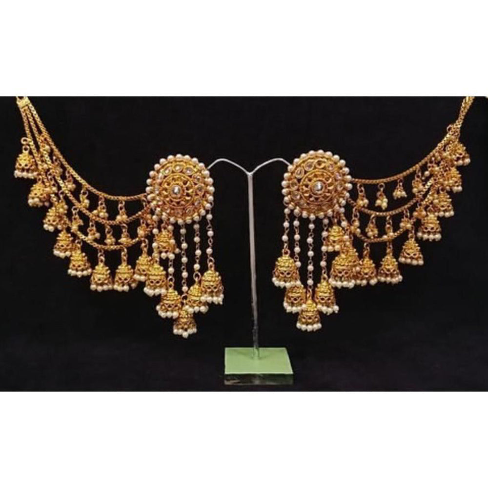 Manisha Jewellery Traditional Kanchain Earrings with Dangling Jhumkis