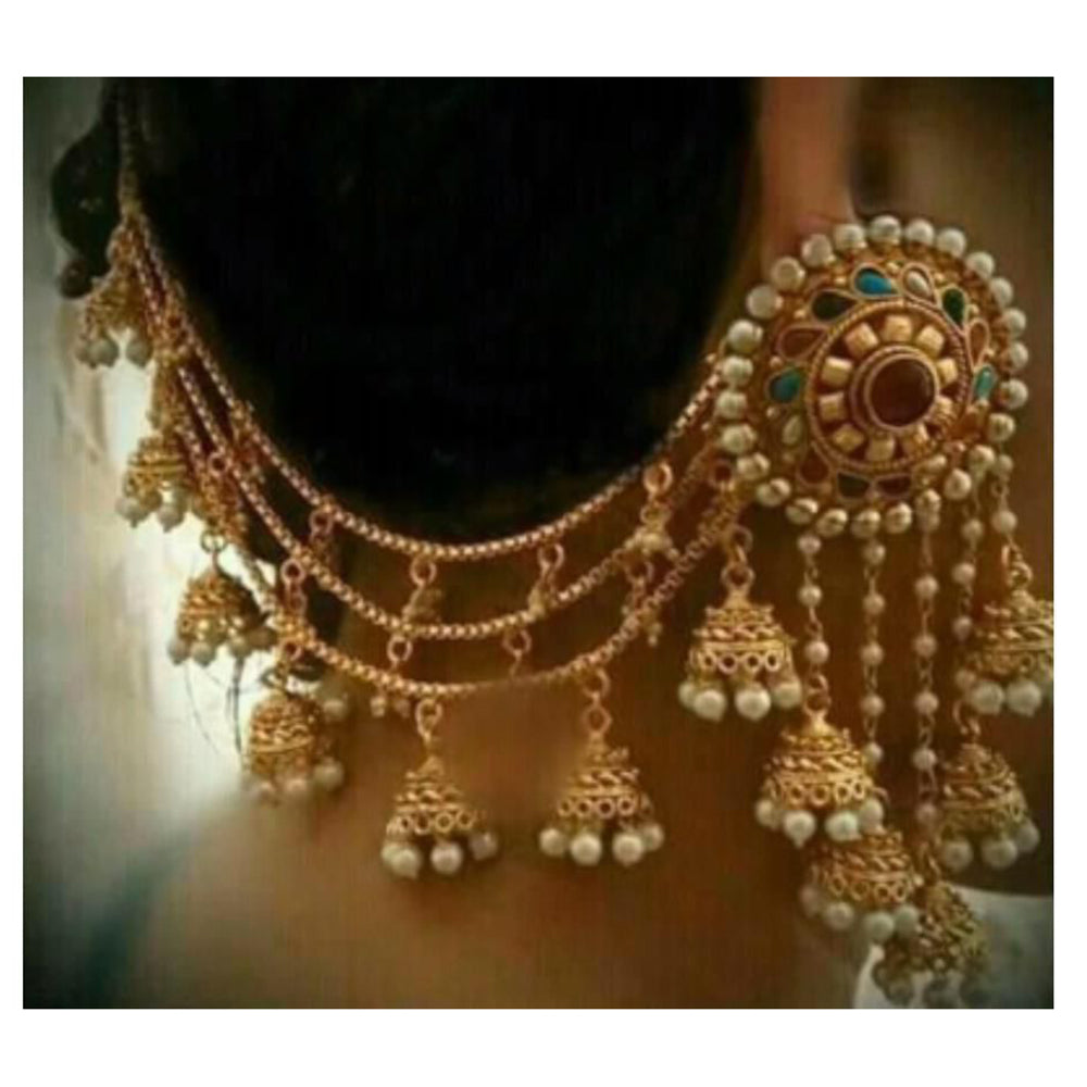 Manisha Jewellery Traditional Kanchain Earrings with Dangling Jhumkis