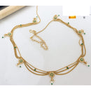 Manisha Jewellery Traditional Pota Stone and Pearl Drops Antique Kamarband