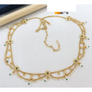 Manisha Jewellery Traditional Pota Stone and Pearl Drops Antique Kamarband