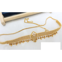 Manisha Jewellery Traditional Pota Stone and Pearl Drops Antique Kamarband