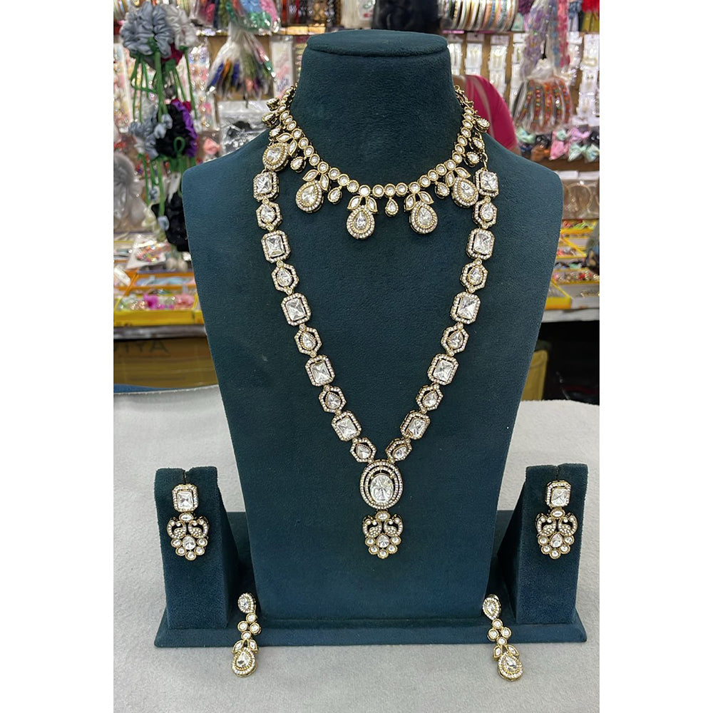 Manisha Jewellery Traditional Majesty Double Layer Kundan Necklace Set